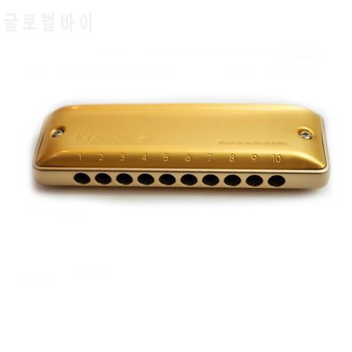 Kongsheng MarsM2 Golden Aluminum Comb Harmonica