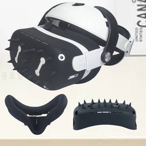 8+1 Combination Silicone VR Protection Accessories Controller Silicone Cover Silicone Face Pad Suitable for oculus quest 2