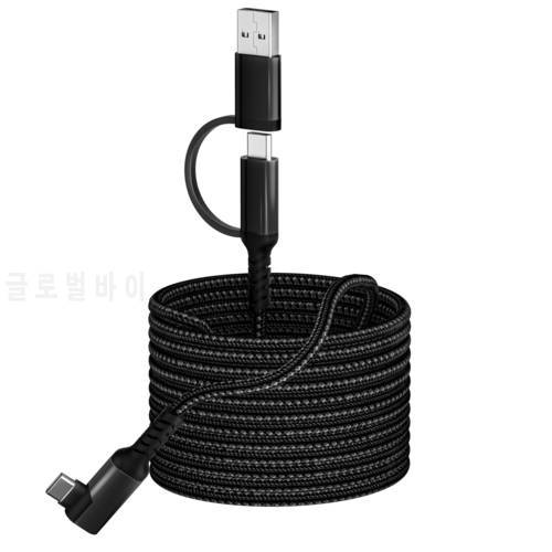 For Oculus Quest 2 Link Cable 6M USB 3.2 Gen 1 Quick Charge Cables for Quest2 VR Data Transfer Fast Charge VR Headset Accessory