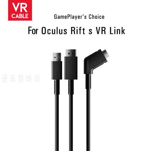 New Replacement VR Cable fo Oculus Rift S VR Link Cable 16FT Game Connector Extension DP Usb VR Helmet Accessories Cable 5m
