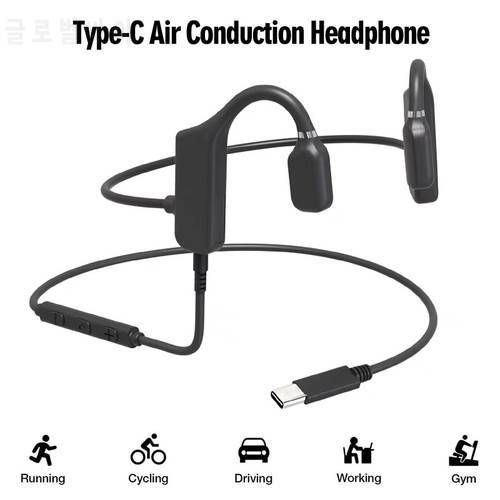 Bone Conductor Second Generation Air Conduction Headphone without Bluetooth Waterproof Sport Headset with Microphone for Running