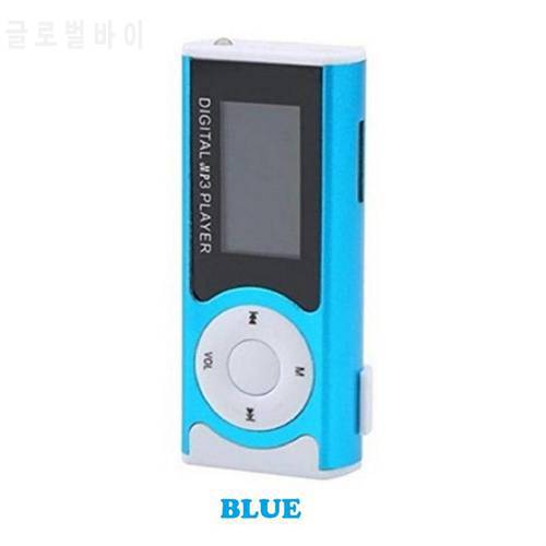 Rechargeable MP3 Lcd Screen Music Player With Headphones Led Light Support External Micro Tf Sd Card