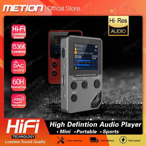 Professional HiFi Stereo Music MP3 Player HD Lossless DAC Decoding Mini Sports Walkman MP4 Support FM/E-book/Recorder/Max 128G