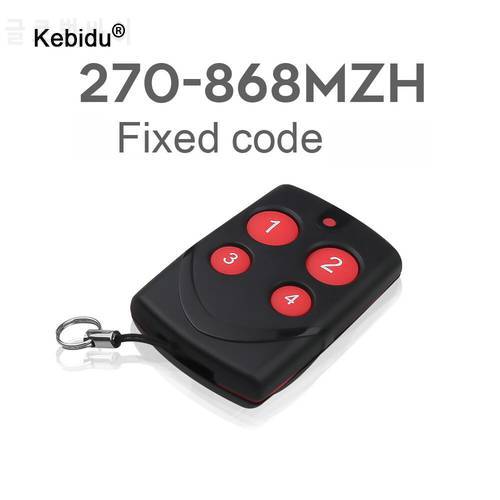 Kebidu RF Duplicator Remote Control 315/433/868MHZ Copy Remote Control Fixed Code Type 4 Buttons Wireless Remote For Gates