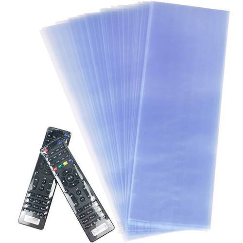 Transparent Heat Shrink Film Bag For TV Box Video Remote Control Waterproof Dustproof Protective Cover Protector Case