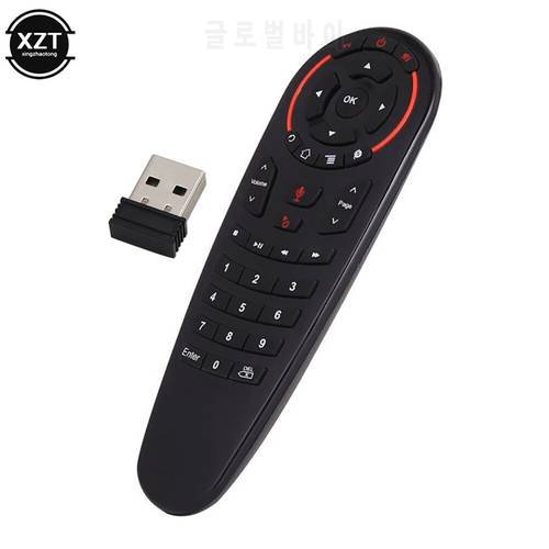 G30 2.4G Gyroscope Wireless Air Mouse 33 Keys IR Learning Smart Voice Remote Control for X96 mini H96 MAX Android Box