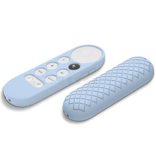 Soft Silicone Case Anti-slip Remote Controller Protective Cover Shell for-Google Chromecast TV 2020 Voice Remote Control