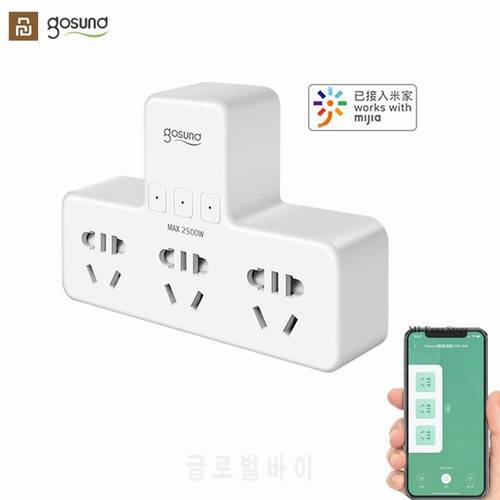 Youpin Gosund smart converter socket CP3-AM Smart Switching Voice Control Mobile Phone Remote Intelligent Linkage Three Indepen
