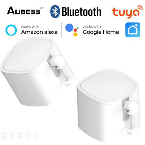Aubess Tuya Bluetooth cubetouch bot Smart Switch Button Mechanical Arms Works With Alexa Google Assistant Smart Life APP