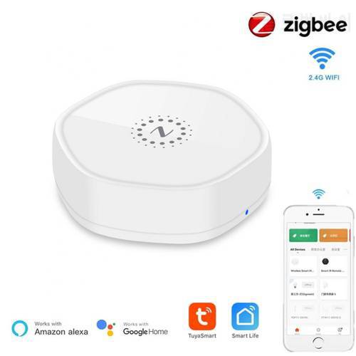 Hot Sale Tuya Smart Gateway Hub Smart Home Bridge WiFi Bluetooth ZigBee APP Wireless Remote Control Alexa Google Home YZG12