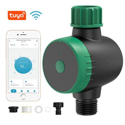 Tuya Water Valve Automatic Watering Timer Garden Auto Irrigation Machine Circulation System Smart Speaker Alexa Google Control