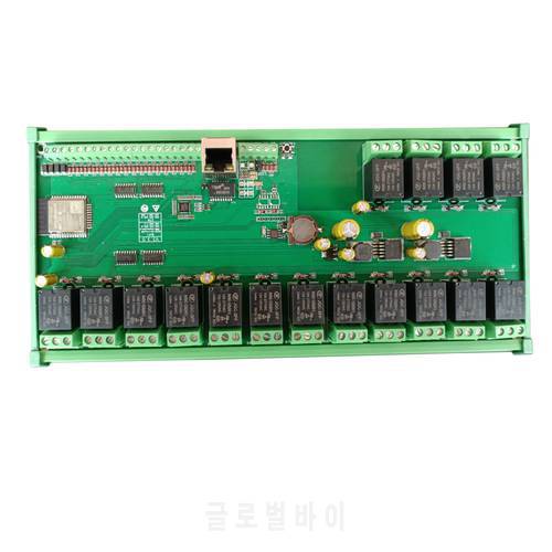 Ethernet Relay Board 16 32 Channel ESP32 WIFI MQTT Home Assistant Domoticz OpenHAB Digital Input Smart Switch