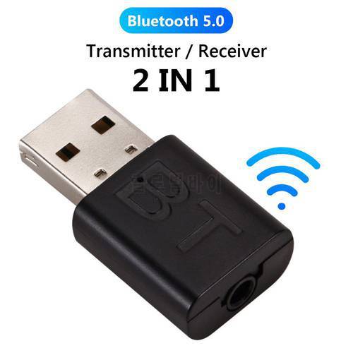 Bluetooth Transmitter Receiving Two-in-One LCD Computer TV Audio Adapter Connect Bluetooth Headset Audio