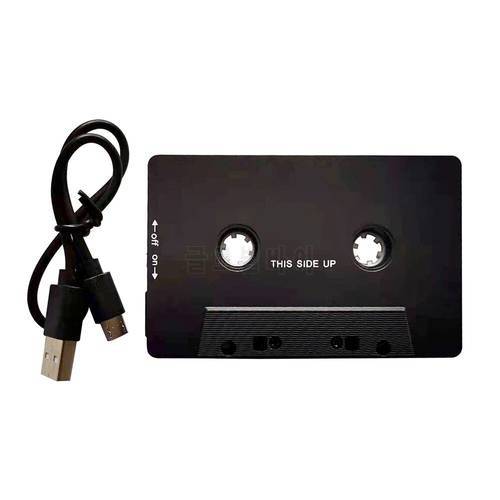 Wireless Bluetooth 5.0 Stereo Audio Cassette MP3 Player For Aux Adapter Smartphone Cassette Adapter Charging Convert Receiver