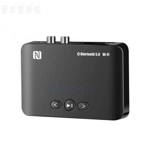 15m Bluetooth 5.0 Receiver NFC U Disk 3.5mm AUX Jack Stereo Music Audio Wireless Adapter & Remote For Car Kit Speaker Amplifier