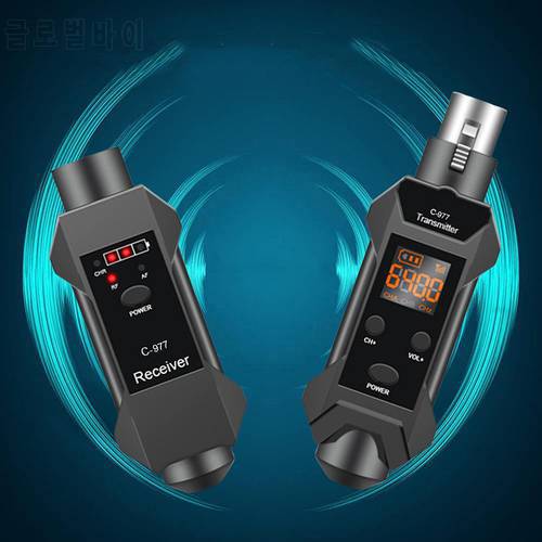Dynamic Microphone Converter Wireless System Xlr Transmitter Receiver 6.5 Adapter For Dynamic Mic Audio Mixer Mic Adapter