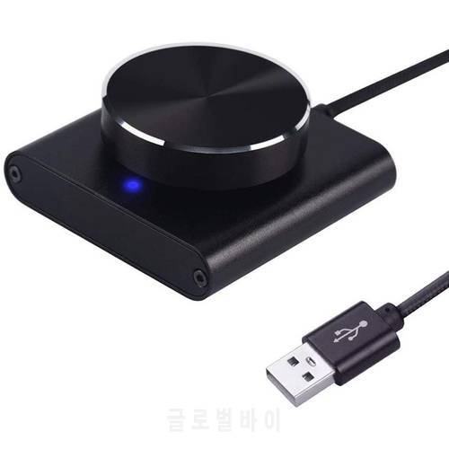 USB Audio Volume Wired Controller Aux Volume Control Adjustment For PC Speakers Amplifier System Multimedia