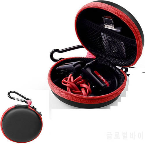 Headphone Accessories Headphone Case Can Be Stored Headphone Cable U Disk With a Button