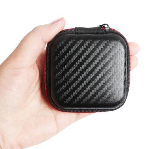 Portable Headphone Storage Case Mini Wallet EVA Hard Shockproof Moisture Proof Storage Bag Box For Earphones Memory Cards Cable