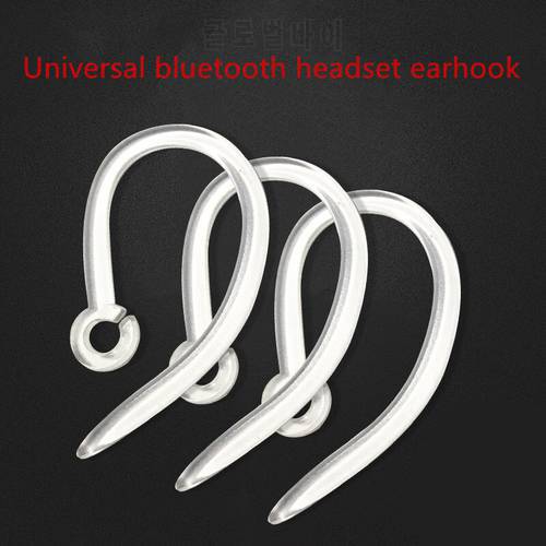 2pcs Bluetooth Earphones Transparent Silicone Ear Hook Loop Clip Earloop for Bluetooth Headset 19/21/23mm Airpods Accessories