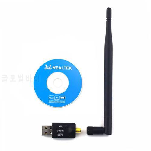 300Mbps USB WiFi wireless network card adapter WiFi 2.4GHz signal receiver transmitter dongle with antenna for PC laptop