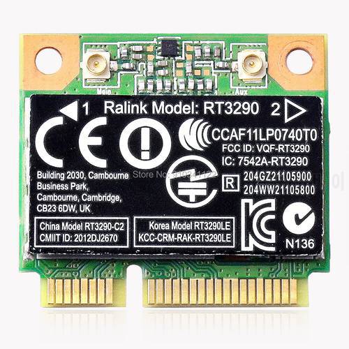 150Mbps 2.4Ghz Ralink RT3290 802.11b/g/n Wireless Wlan WIFI + Bluetooth BT 4.0 half Mini PCI-E Card For HP CQ58 M4 M6 4445S DV4