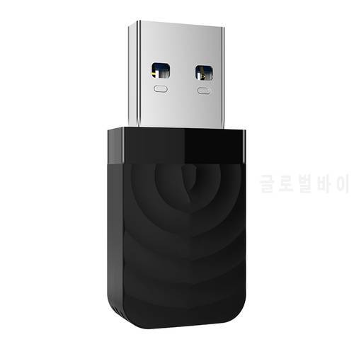 Wireless Network Card 5.8/2.4GHz Dual Band Mini USB 3.0 1300Mbps Ethernet WiFi Dongle Adapter Receiver