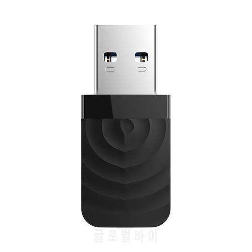 1300Mbps Wireless Network Card 5.8/2.4GHz Dual Band Mini USB 3.0 Ethernet WiFi Dongle Adapter Receiver