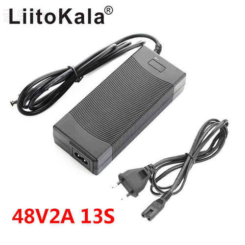 LiitoKala 24V 36V 48V 6 Series 7 Series 10 Series 13 String 18650 Lithium Battery Charger 12.6V 29.4V 42V 54.6V DC 5.5*2.1mm