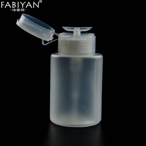 60/150ML Nail Art Empty Bottle Pump Container Storage Dispenser Acrylic Polish Gel Remover Cleaner Portable Manicure Tool
