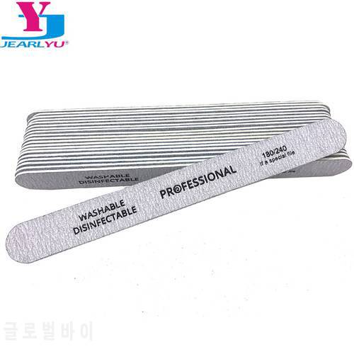 25 Pcs Wood Nail File 180/240 Strong Thick Special Nail Files Grey Lime Per Unghie Professional Wooden Nails Files Nagelvijl New