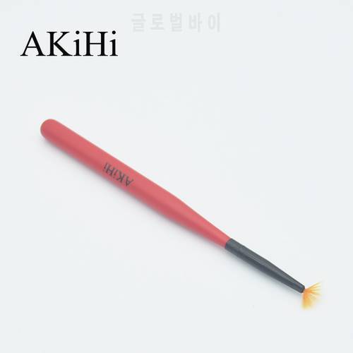 AKiHi Gradient UV Glitter Powder Fan Shape Brushes Nail Pen Tools Nail Arts Design