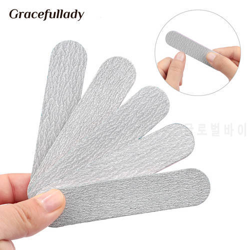 Disposable Sandpaper Nail Limes Professional 100/180 Double Nail Sanding Files For UV Gel Polish Manicure Tool Accessories