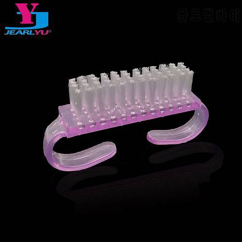 10 Pcs/Lot Nail Art Dust Cleaning Brush Plastic Handle DIY Manicure Tools Dust Cleaner For Acrylic UV Gel Soft Remove Nail Dust