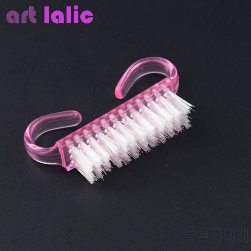2 Pcs/Lot Cleaning Nail Brush Tools File Nail Art Care Manicure Pedicure Soft Remove Dust Small Angle Clean