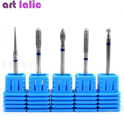 Diamond Drill Bit 3/32 Milling Manicure Cutter for Pedicure Electric Machine Device Tool Nail Art Burr Tips