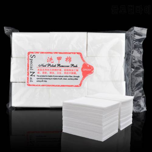 450Pcs/pack Solid Durable Nail Tools Manicure Gel Nail Polish Soak Off Remover Pads Lint-Free Wipes 100% Cotton Napkins Wraps