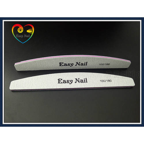 EasyNail 5pcs/lot Zebra Nail Files Washable Double-Side Emery Board 100/180 Grit Nail Buffering Files,high Quality.