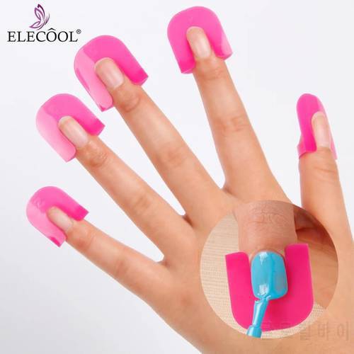 26Pcs Pink Nail Gel Accessories Model Clip Nail Edge Polish Glue Overflow Preven Tool Portable DIY Nail Art Manicure Set TSLM1