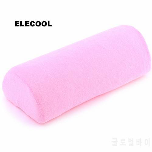 ELECOOL Pink Soft Column Hand Cushion Pillow Rest for Nail Art Nail Art Acrylic UV Gel Polish Manicure Salon Tool