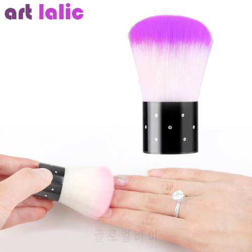 1Pc Soft Nail Cleaning Brush Nail Brush Nail Art Manicure Tools Nail Dust Cleaner Glitter Remover