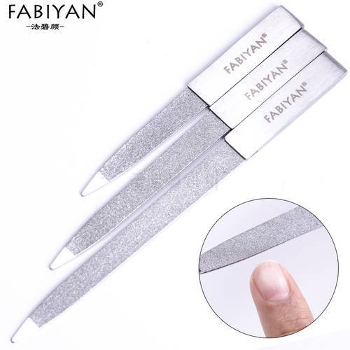 4/5/6 Inch Nail Art File Stainless Steel Metal Cuticle Pusher Remover Double Sides Scrub Buffer Grinding Manicure Pedicure Tool