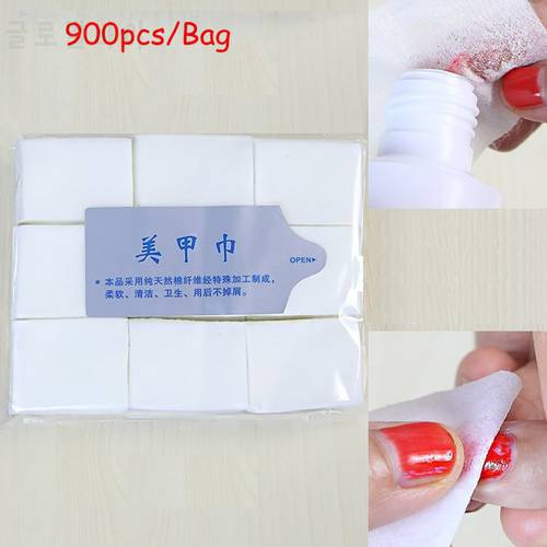 540 Pcs Nail Acrylic Gel Polish Remover Wipe Nail Art Tips Manicure Nail Clean Wipes Paper Lint-Free Wipes Make Up Cotton Pads