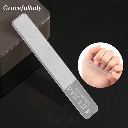 1 Pcs Nano Glass Nail File Professional Sanding Grinding Durable Crystal Lime Files For Nails Polishing Manicure Tool