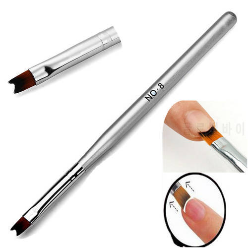 1PC 8 French Brush Pen Acrylic UV Gel Polish Nail Art Painting Drawing Tips DIY Tools Salon Design Manicure Pedicure Beauty Pro