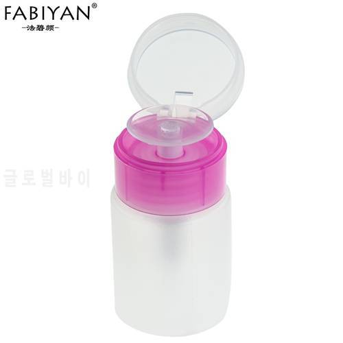 60ML /150ML Nail Bottle Empty Press Pump Dispenser Plastic Polish Remover Cleaner Portable Makeup Manicure Tool 500Pcs Wipes