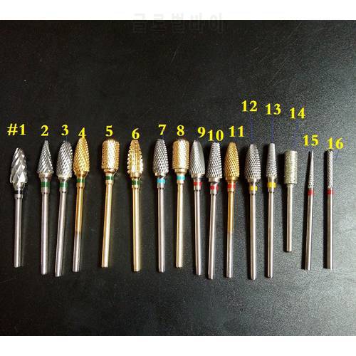16kinds for chosen High quality New Product Carbide Nail and Electric Dental Lab Cutter ElectricNail drill ki,free shipping