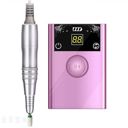 Portable New Arrival 40000 RPM Nail Drill Manicure Machine Brushless Powerful 80w Nail Art Tools Polish Electric Nail Drill File