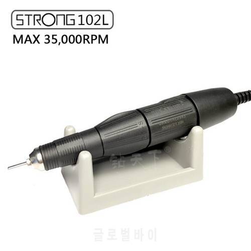 STRONG 35,000RPM 102L-2.35 black handle File Bits Nails polish Art pen for Strong 210 204 90 series Electric Nail Drills Machine
