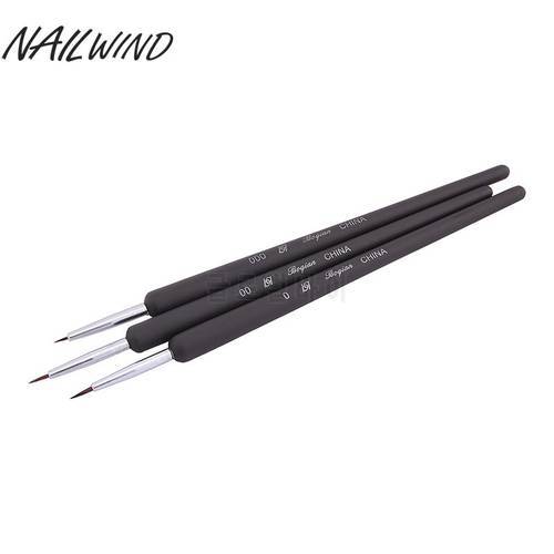 NAILWIND 3PCS Dotting Painting Drawing Gel Liner Polish Tool Nail Art Pen Painting Drawing Nail Art Manicure Tool